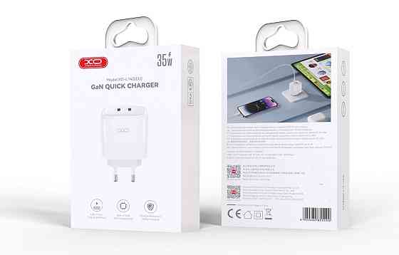 Мережевий зардний пристрій XO L140 - 35W PD Dual port USB-C White (6974568) Київ