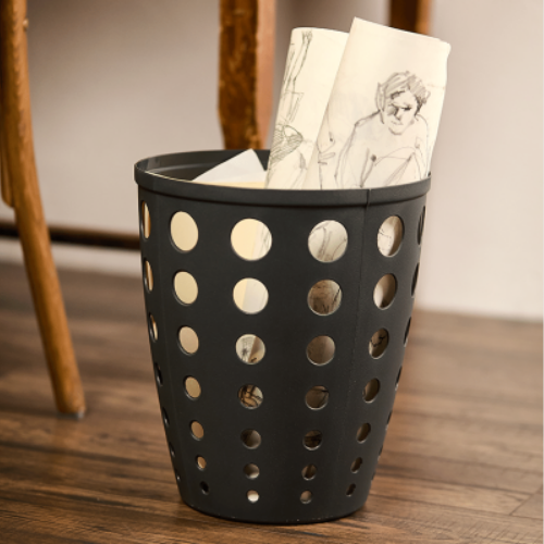 Кошик офісний для паперу 13,5л пластик граніт Євро Алеана Житомир - фото 5