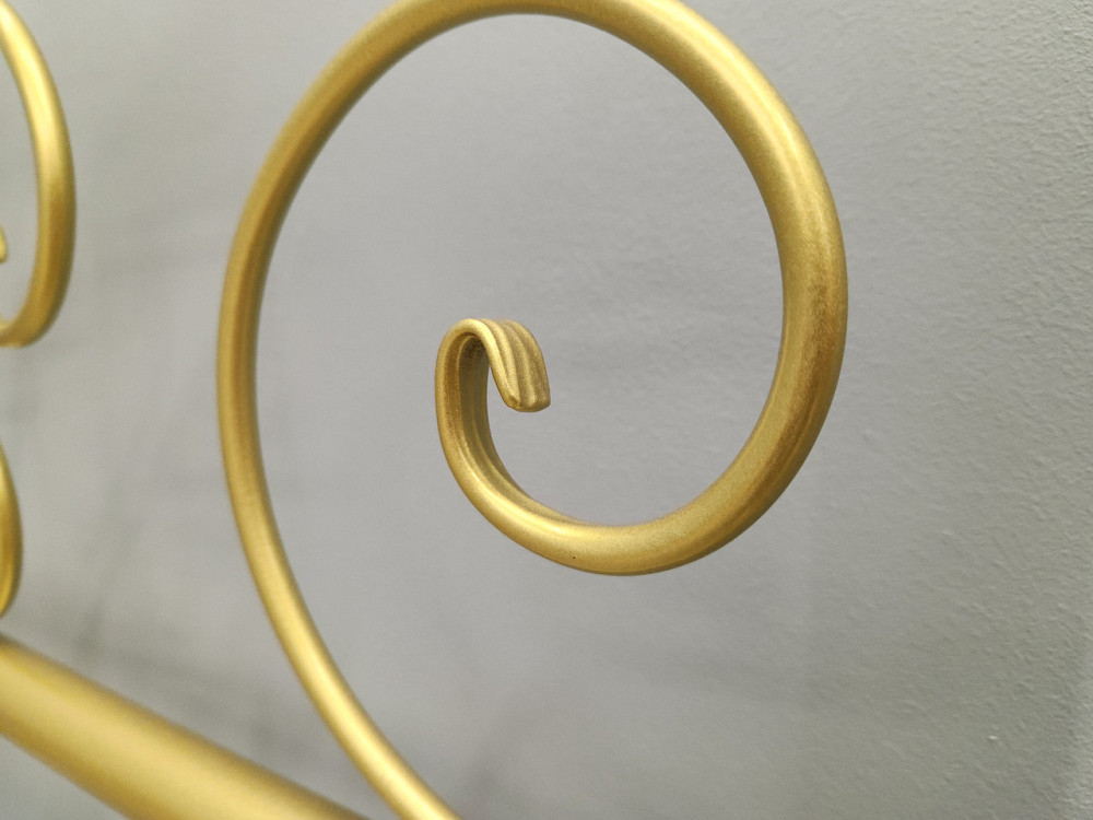 Двуспальная металлическая кровать Лилия от ТМ Теnero 140х190, Щит ДВП, Без ящика Харьков - изображение 3