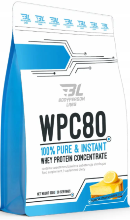 Протеїн Bodyperson Labs WPC80 900g Лимонний чизкейк Київ