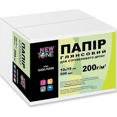 Фотопапір NewTone 10x15 (G200.F500N) Вінниця - фото 1