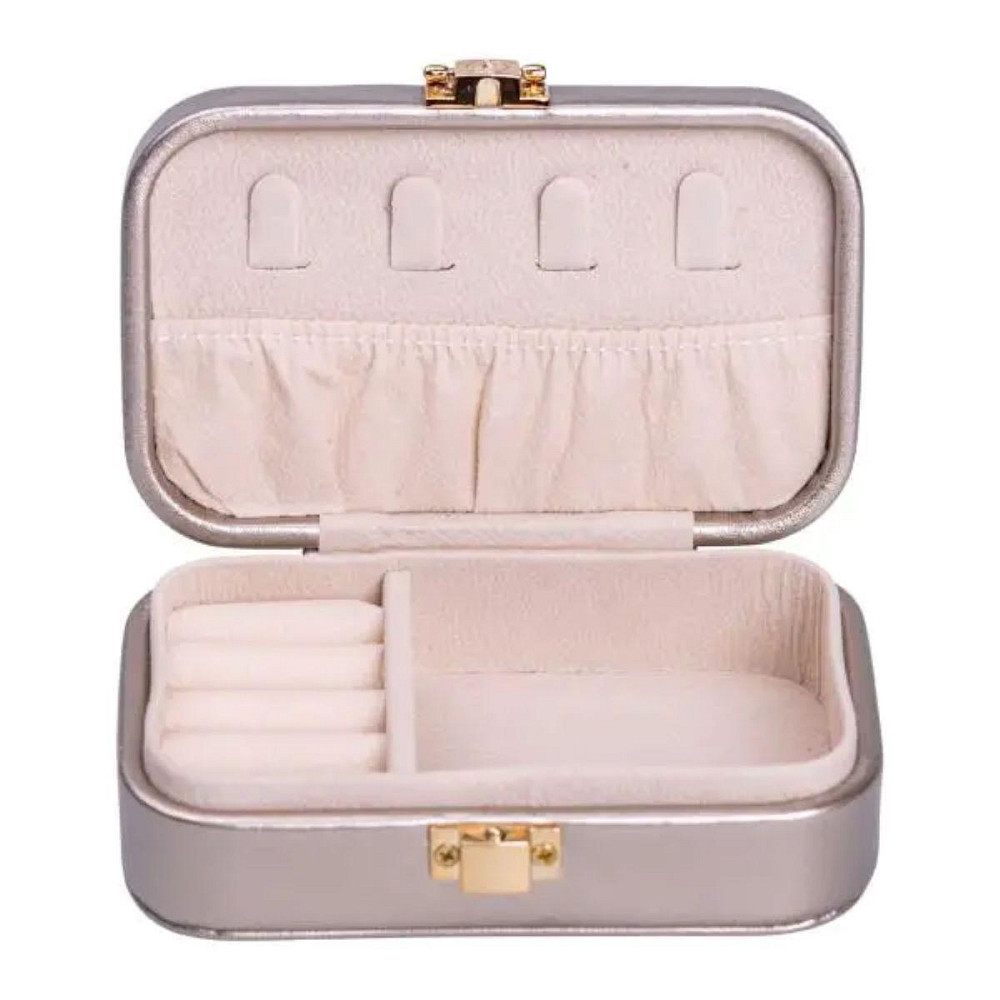 Шкатулка для прикрас з еко-шкіри 12×7.5 см з застібкою Київ - фото 3