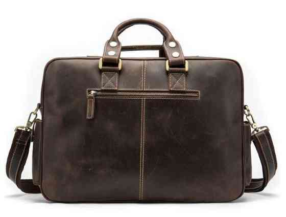 Сумка чоловіча багатофункціональна Vintage 14881 Коричнева Київ