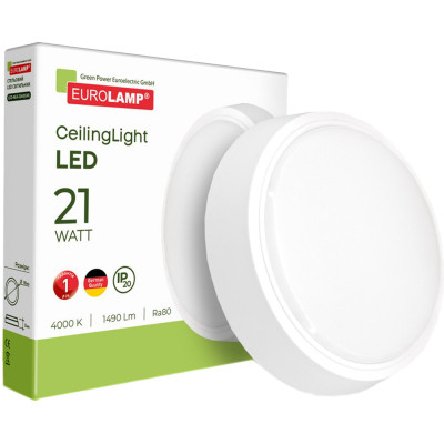 Світильник Eurolamp GM 21W 4000K (LED-NLR-21/40(GM)) Вінниця - фото 2