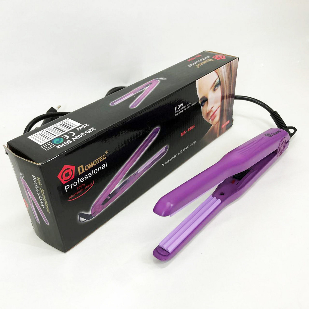 Утюжок выпрямитель для волос с терморегулятором Domotec, Плойка-выпрямитель, Плойка выравниватель MR-96 Львов - изображение 10