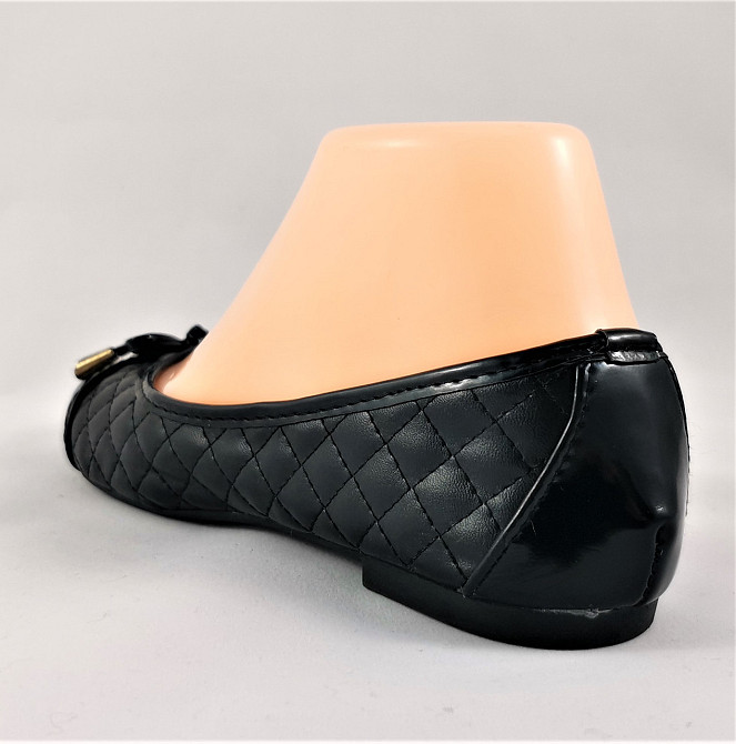 Женський Балетки Чорні Мокасини Туфлі (розміри: 36, 37,38,39) - 08-1 Дніпро - фото 3