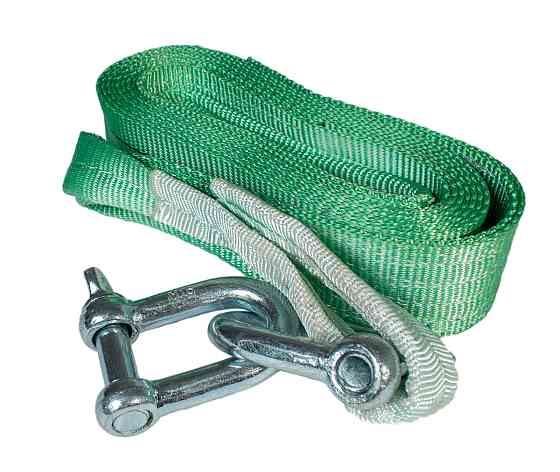 Буксирувальний трос 3т 4,5 метра автомобільний петля-скоба Дніпро