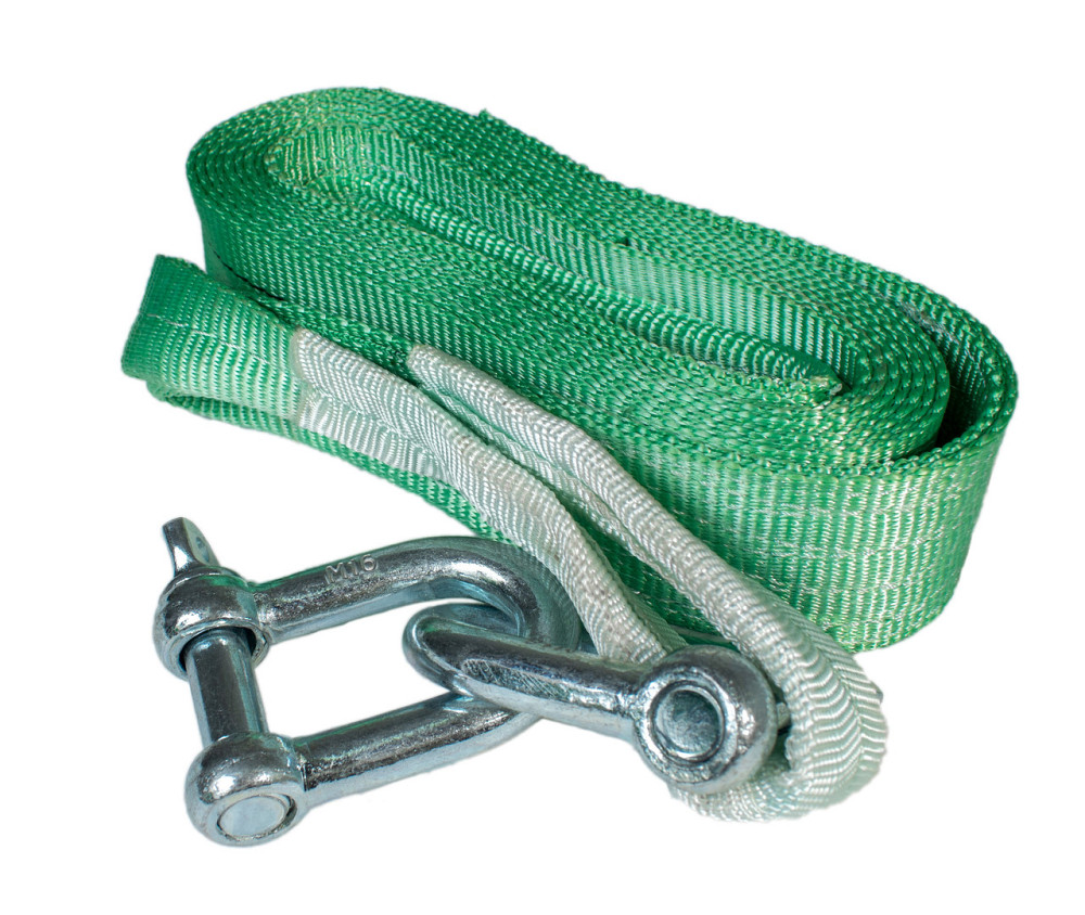 Буксирувальний трос 3т 4,5 метра автомобільний петля-скоба Дніпро - фото 6