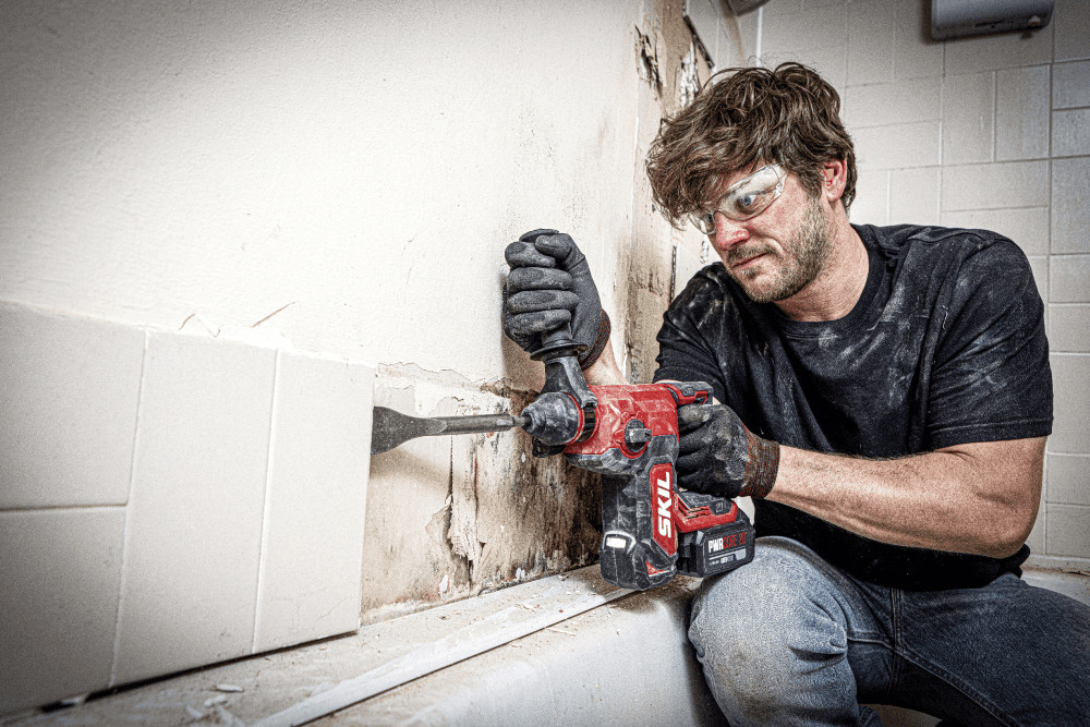 Перфоратор аккумуляторный бесщеточный, SKIL 3851 CA XP + аккумулятор 4,0 Ah + зарядное устройство RH1E3851CA+BC1E3111AA Одесса - изображение 7