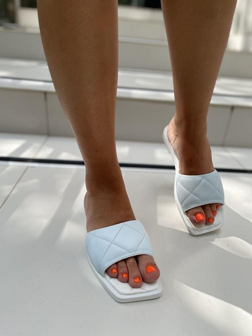 Asti Шльопанці жіночі ASTI 0113 блакитні (літо, шкіра натуральна) (4429) 38 Коломия - фото 1