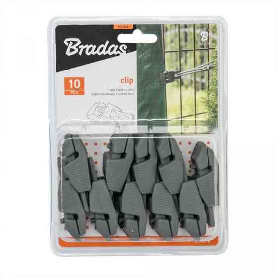 Затискачі для кріплення BUNGEE CORD CLIPS сірі, 10шт. у блістері, BCK2-B Київ
