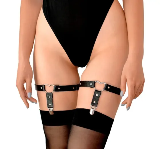 Гартери для панчіх з натуральної шкіри Art of Sex Paula (2 шт.) Львов