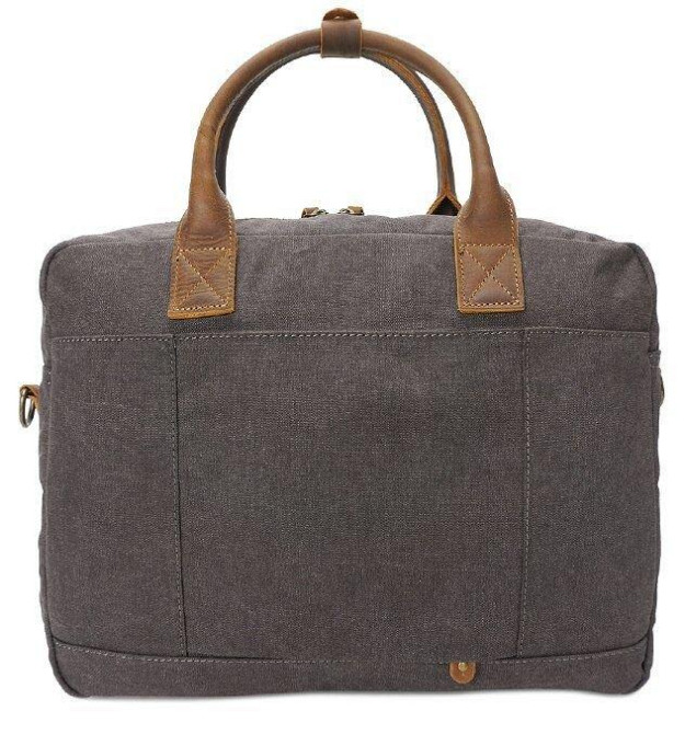 Сумка текстильна Vintage 20062 Сіра Київ - фото 2