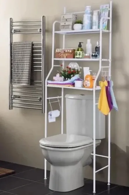 Полиця стелаж підлоговий над унітазом ТМ-021 Sailboat toilet rack Стелаж для ванної кімнати над унітазом. Одеса - фото 5