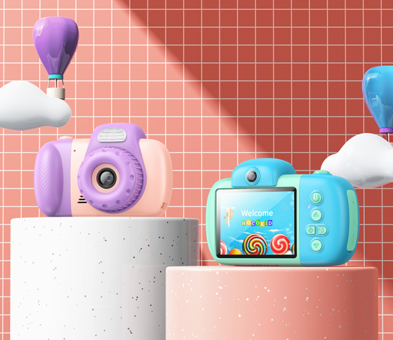 Дитяча камера DV201 з двома об'єктивами, синя Київ