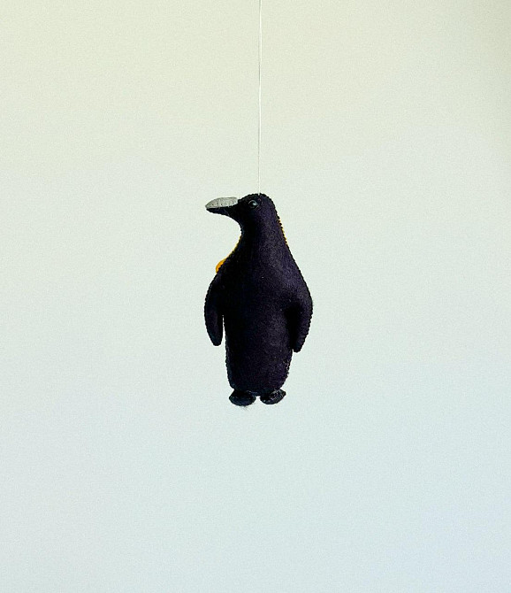 Мягкая фетровая игрушка пингвин ручной работы – безопасная развивающая игрушка Киев - изображение 5