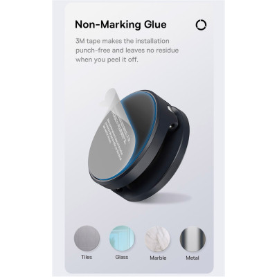 Універсальний автотримач Baseus MagPro Magnetic Foldable Phone Mount Cluster Black (B10564101121-00) Вінниця - фото 7