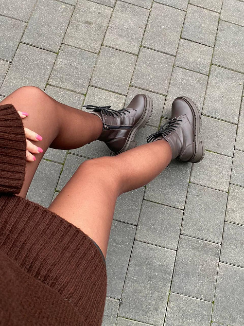 Черевики жіночі EDAN 78/1 шоколадні (зима, шкіра натуральна) (6150) Коломия - фото 9