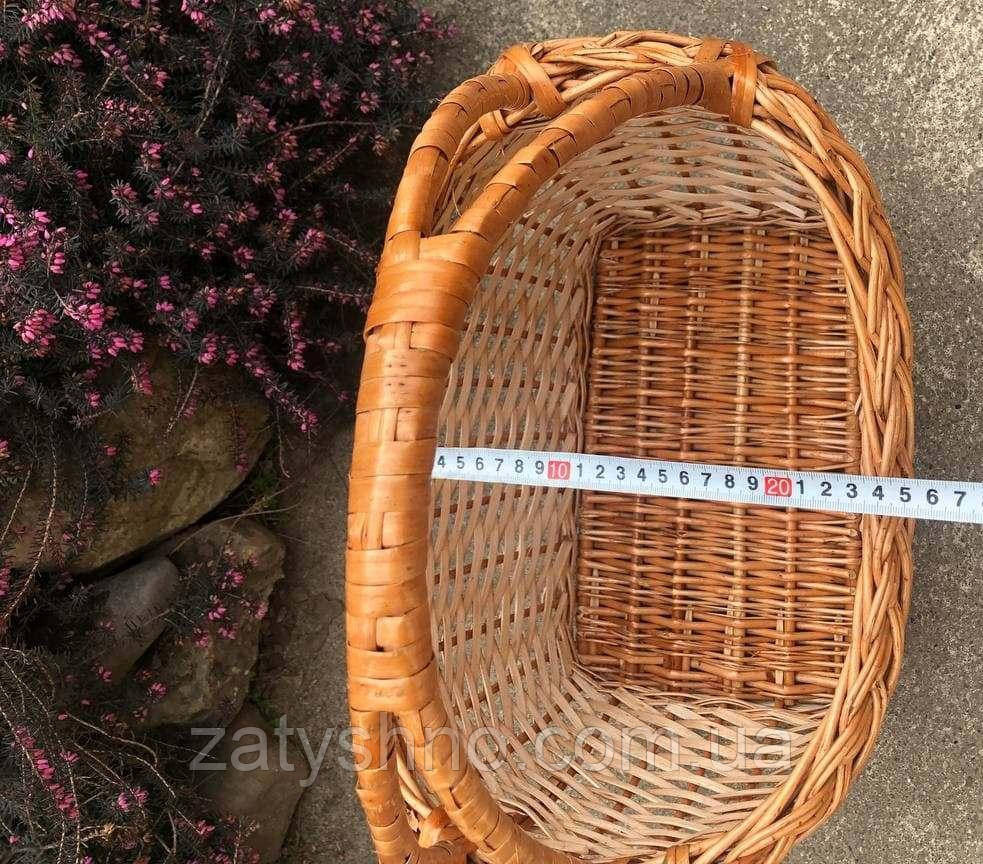 Пасхальний кошик із лози високий місткий Київ - фото 3