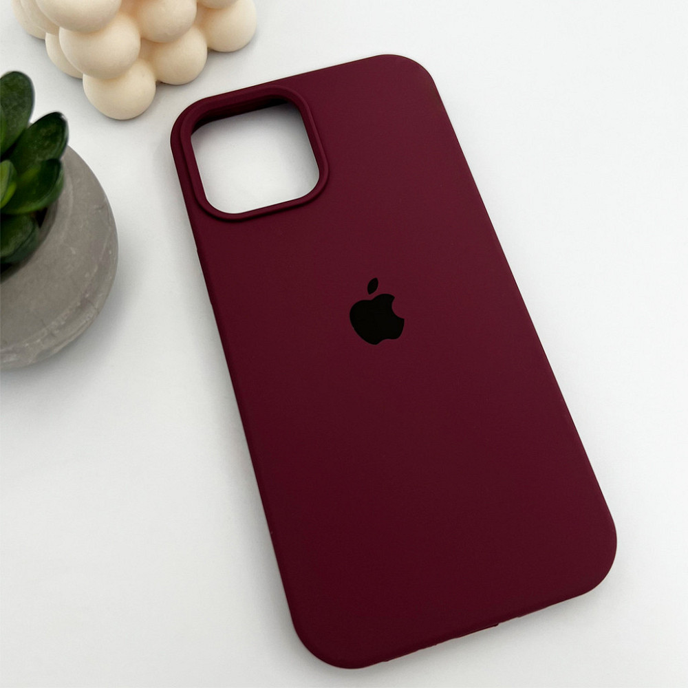 Чохол для смартфона Silicone Full Case AA Open Cam for Apple iPhone 12 Pro Max 35,Maroon Київ - фото 9