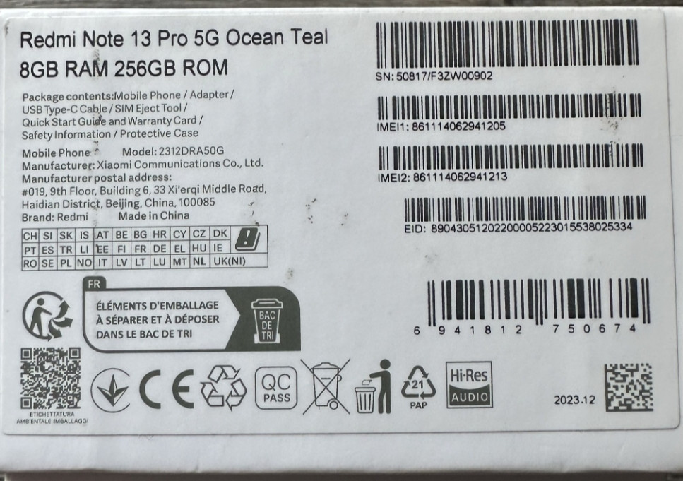 Смартфон: Redmi NOTE 13 Pro 5G. 8/256Gb Київ - фото 6