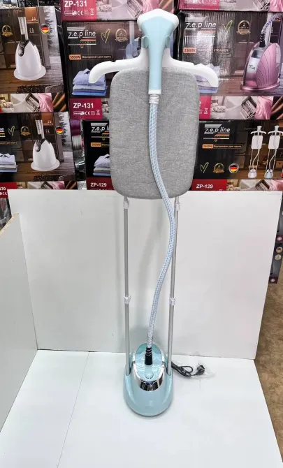 HandyHeat Голубой Отпариватель вертикальный для одежды со стойкой Zepline ZP-129 3000W Коломия - фото 3