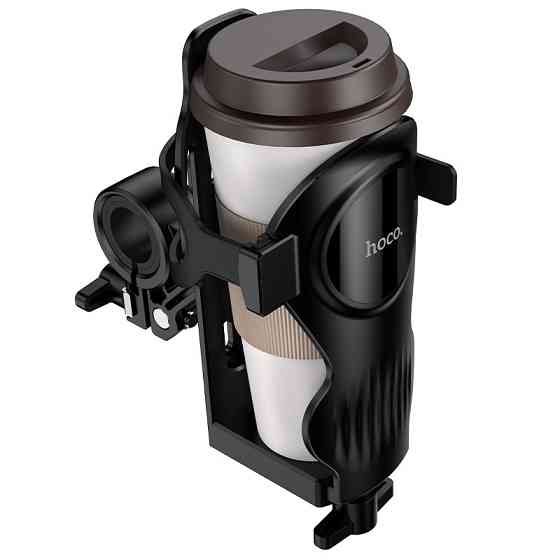 Велотримач для телефона HOCO H94 Feliz cycling water cup holder Black Одеса