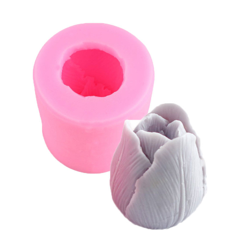 Молд силиконовый Тюльпан 46 на 43 мм серый Киев - изображение 1