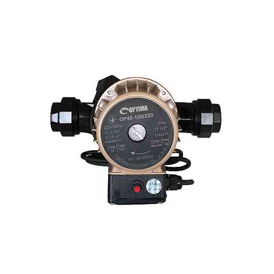 Насос циркуляційний Optima OP40-120 220мм + гайки + кабель з вилкою Тернополь
