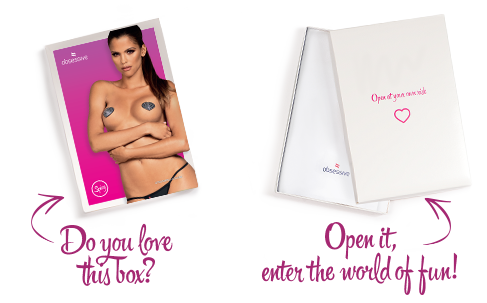 Накладки-сердечки на соски со стразами Obsessive A750 nipple covers, черные Sex Aura Киев