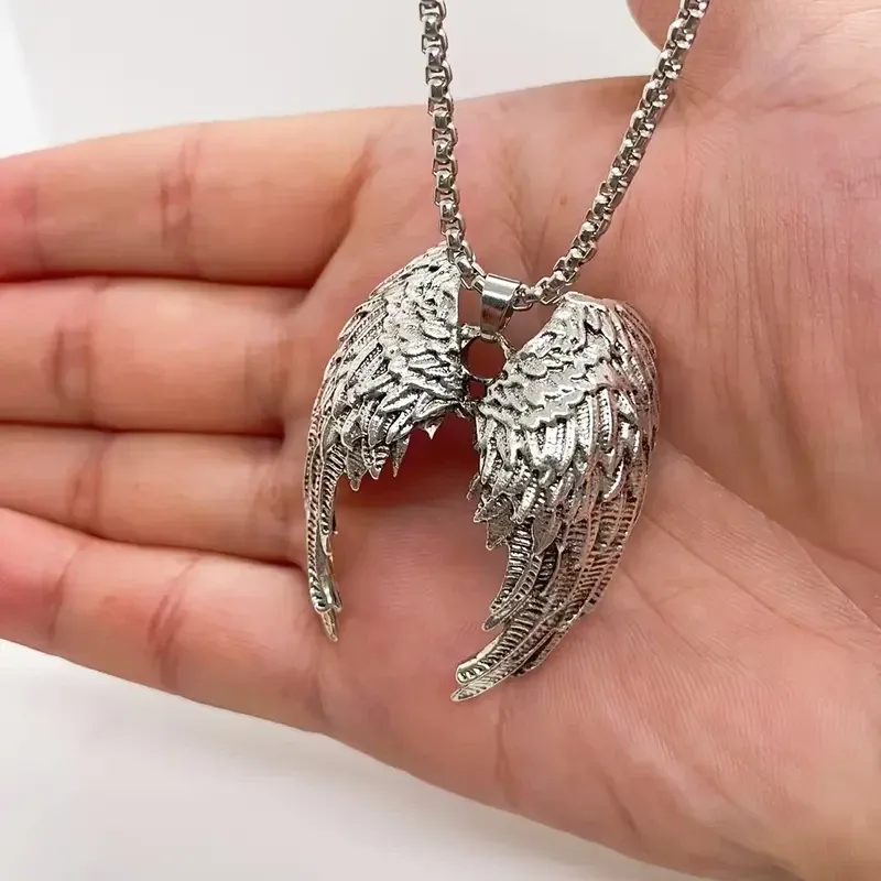 Крылья ангела кулон серебристый – подвеска с цепочкой 60 см Киев - изображение 3