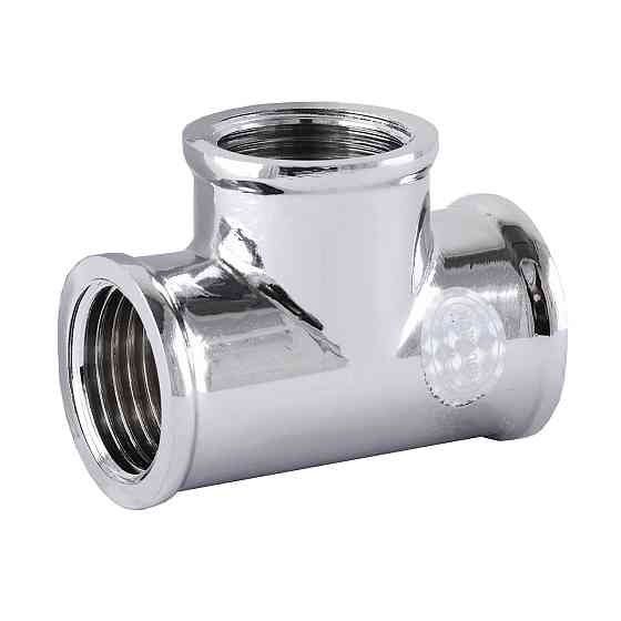 Трійник SOLOMON 3/4″ ВВВ хром 8202 (000000625) Київ