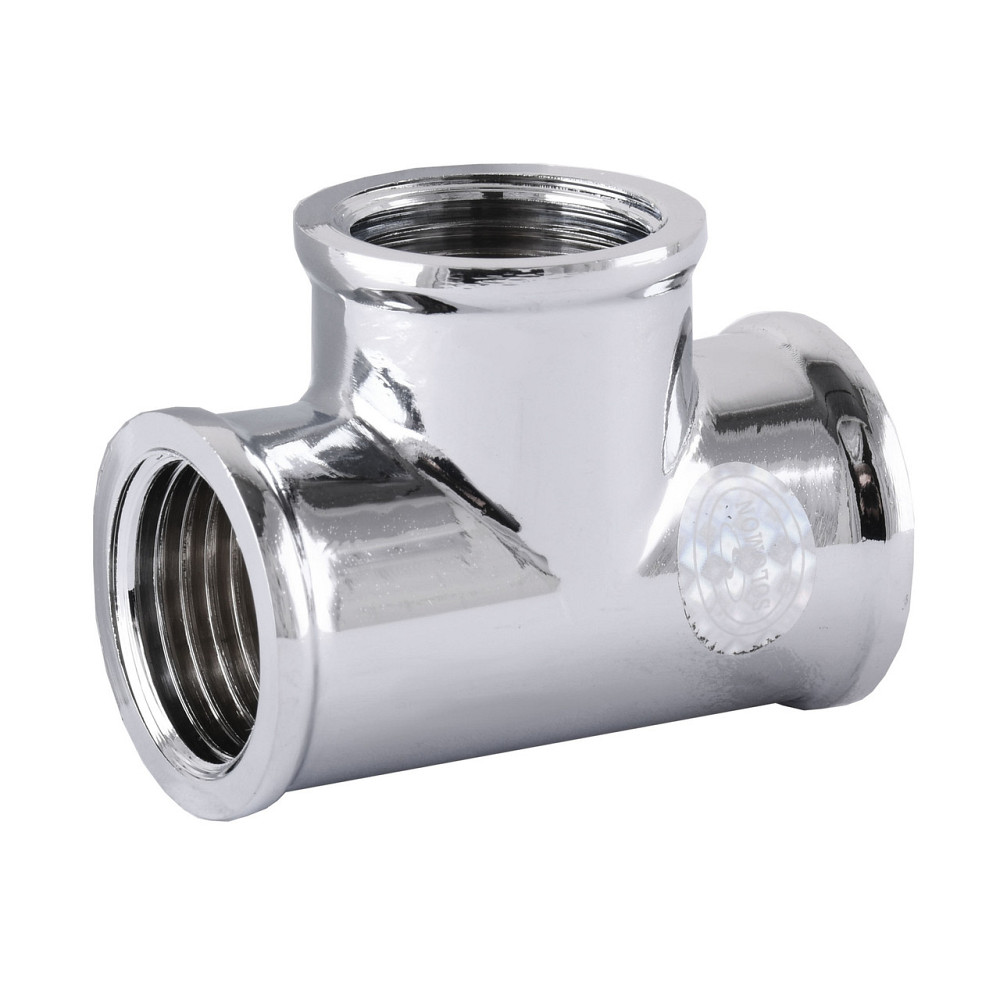 Трійник SOLOMON 3/4″ ВВВ хром 8202 (000000625) Київ - фото 2