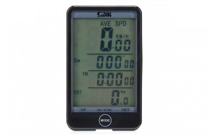 Беспроводной велокомпьютер SunDing SD-576C waterproof  + 27 функций + подсветка 2.5 дюйм Винница - изображение 7