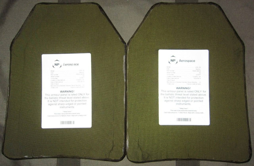 Комплект легких керамічних бронеплит Aerospace 6-го класу 2.55 кг (25х30см) Київ - фото 2