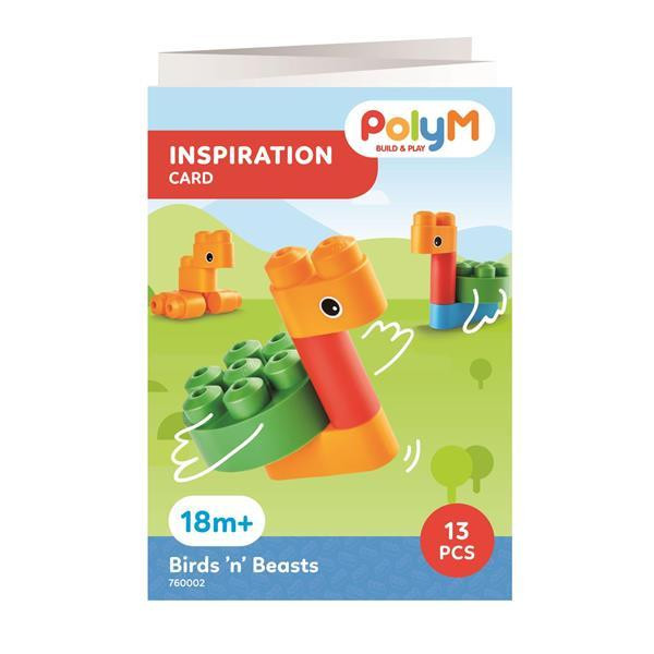 Конструктор PolyM Птахи та звірята 13 деталей (760002) Харків - фото 9