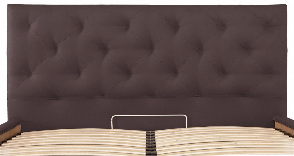 Кровать Двуспальная Bristol Comfort 180 х 190 см Fly 2231 С подъемным механизмом и нишей для белья Темно-коричневый Днепр - изображение 12