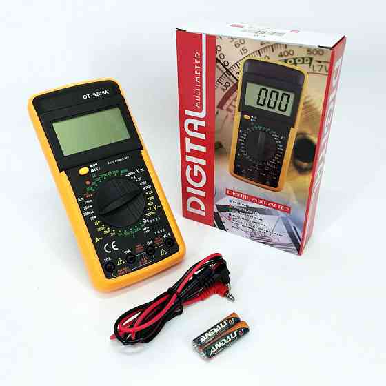 Тестер для электрика Digital Multimeter DT9205A, Мультиметр с подсветкой дисплея, CO-659 Мультиметр бытовой Киев