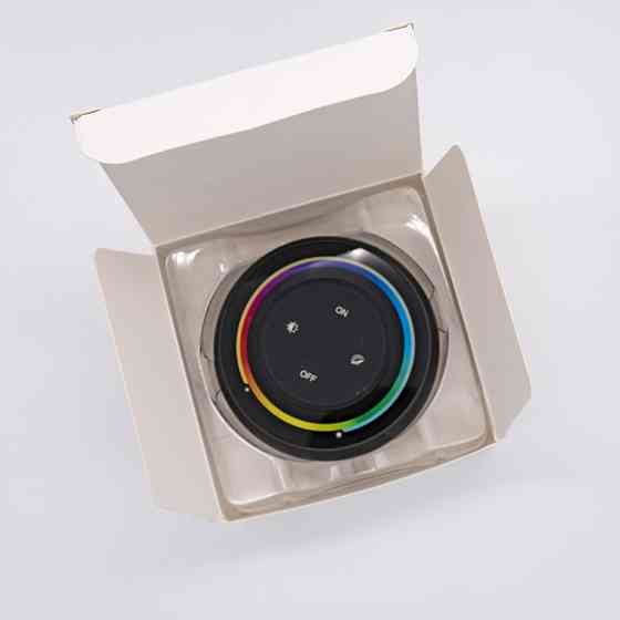 Milight Пульт керування 1 зонний чорний RGB+CCT круглий настінний Мілайт з магнітним тримачем R Київ