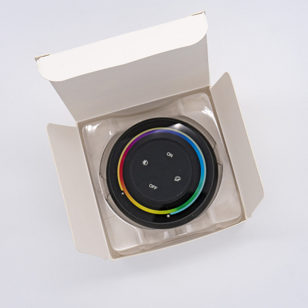 Milight Пульт керування 1 зонний чорний RGB+CCT круглий настінний Мілайт з магнітним тримачем R Київ - фото 2