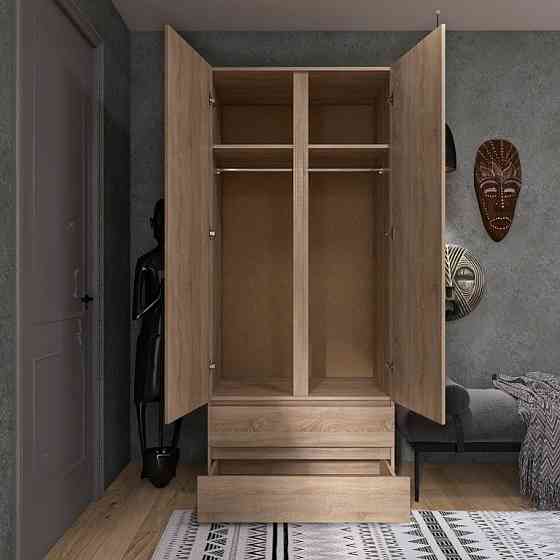 Шкаф двухдверный Эверест ШЛ-2 Лайт Дуб сонома (DTM-4675) Днепр