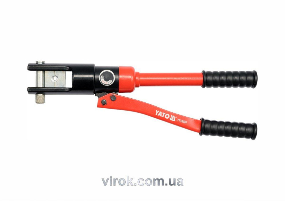 Кліщі ручні гідравлічні YATO для обтискання проводів S= 16-240 мм², l= 470 мм, [3] Одесса - изображение 1