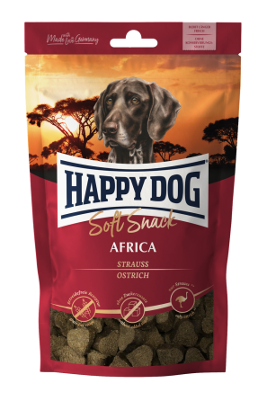 Лакомство Happy Dog Soft Snack Africa для собак больших и средних пород (страус/картофель), 100 г Винница