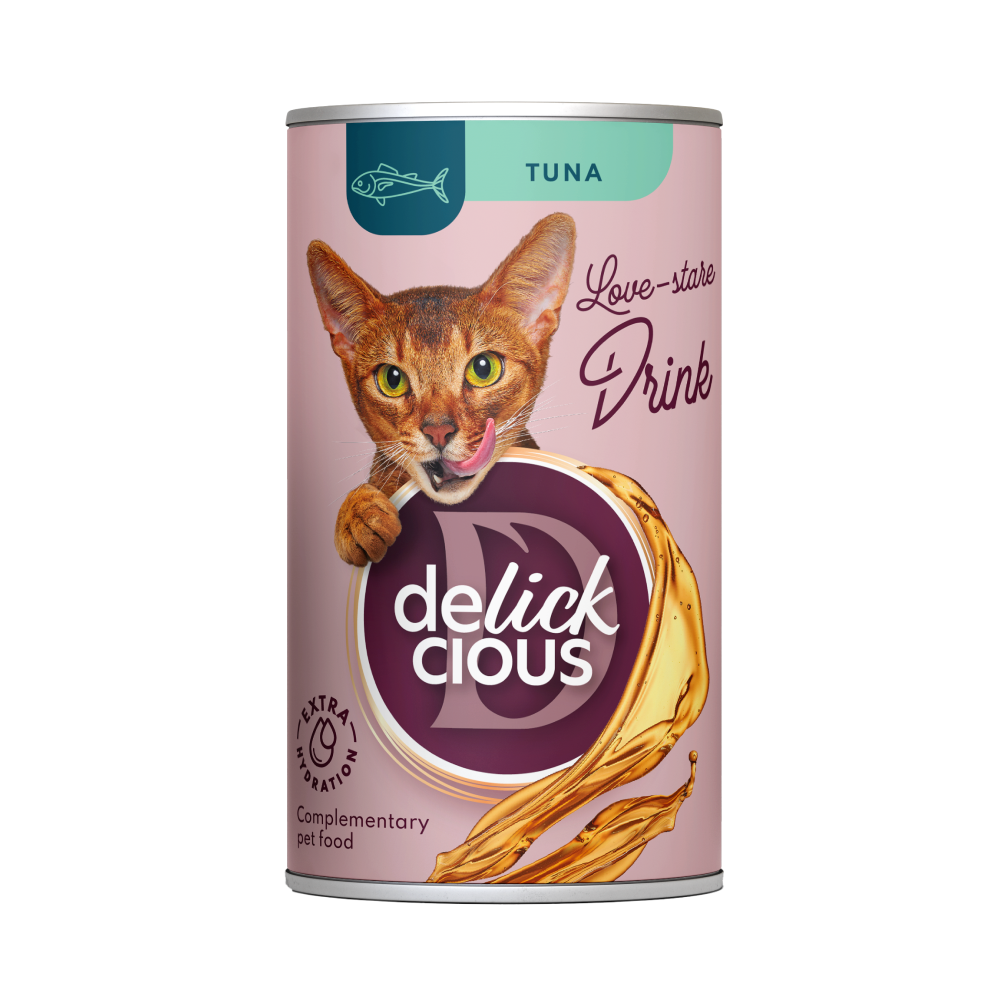 Напій для дорослих котів Делікшес Delickcious зі смаком тунця, 140 г Вінниця - фото 1
