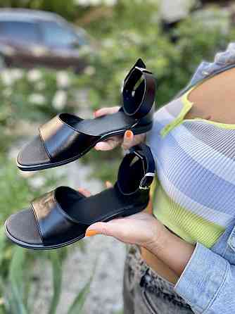 MOD GAR Босоніжки жіночі MOD GAR 347-2 чорні (літо, шкіра натуральна) (5078) Коломия