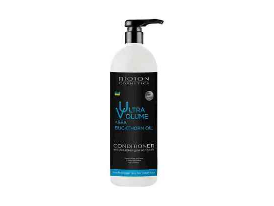 Кондиціонер для волосся 1л Олія обліпихи Professional line ULTRA VOLUME ТМ BIOTON Київ