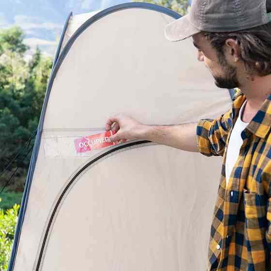 Душовий розкладний намет Naturehike NH17Z002-P (Коричнева) Київ