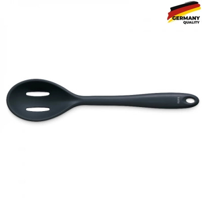 Ложка поварская Kela Tom Slit 28 см Black (12627) Винница - изображение 1
