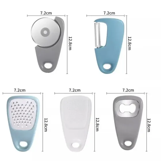 Набор из кухонных принадлежностей 5 предметов KITCHENWARE брелок-органайзер Коломия