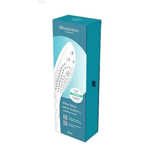 Насадка-стимулятор для душу 2в1 Womanizer Wave White, масажер для інтимних зон Львів - фото 8